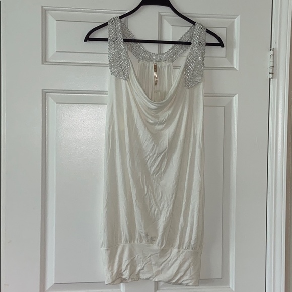 ✨Reduced NWT PAPAYA tank top, tunic w sparkly silver fun straps, Plus Sized - Picture 2 of 3